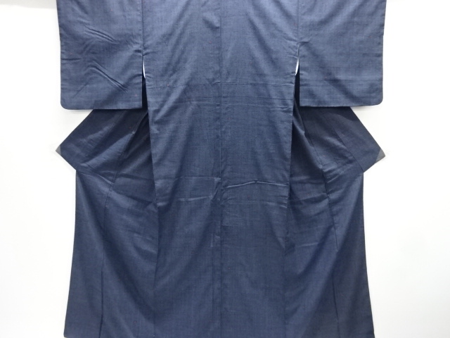 抽象模様織り出し手織り紬着物